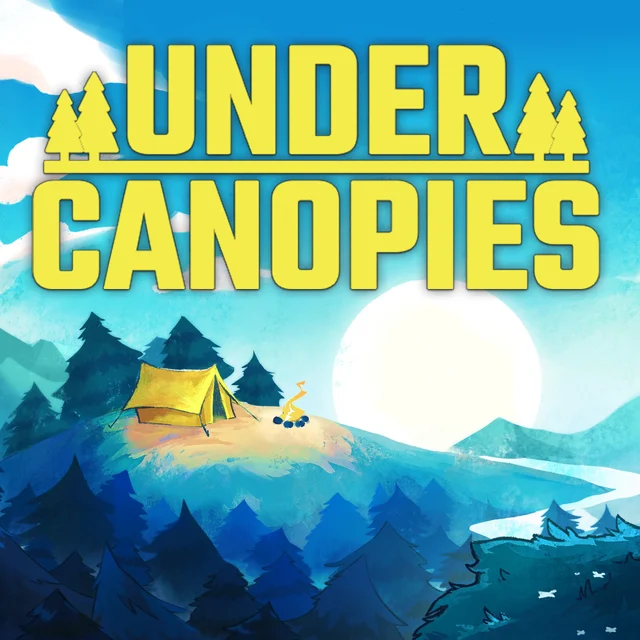 Square Under Canopies artwork with the yellow game logo